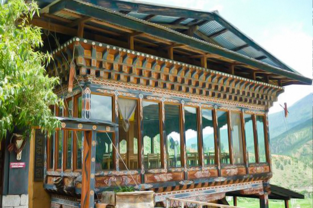 Chimi Lhakhang Organic Café Punakha Bhutan